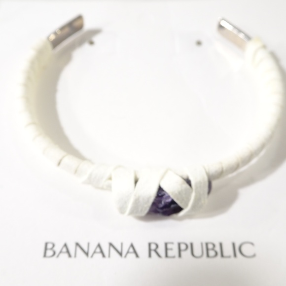 Banana republic Sueded Agate stone CUff Bracelet - Picture 5 of 5